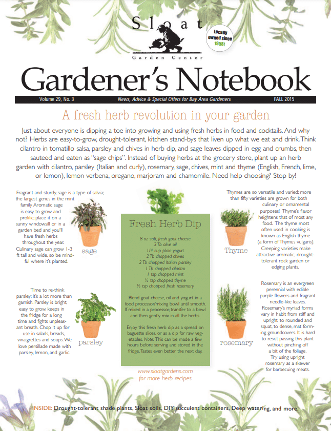 Gardeners Notebook